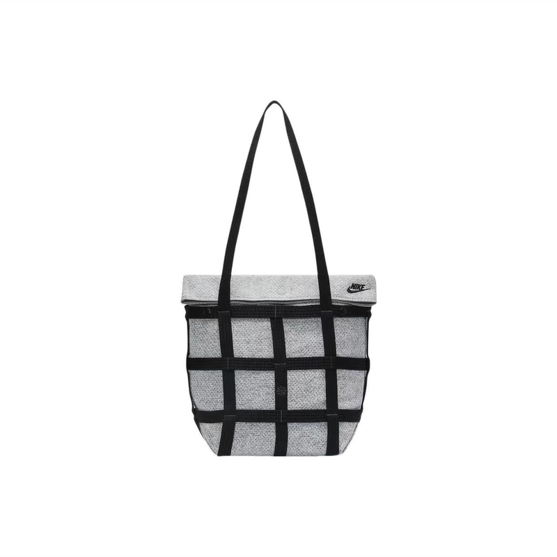 Nike Logo Large Capacity Commuting Fabric Tote Bag Shoulder Bag Fb3038-084 Nike Logo Large Capacity Commuting Fabric Tote Bag Shoulder Bag Fb3038-084