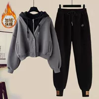 Черные утепленные штаны