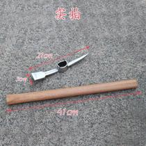 High-end camping stainless steel small foreign pickaxe outdoor Swiss pickaxe digging tree roots sheep pickaxe small pickaxe portable ice pick ten