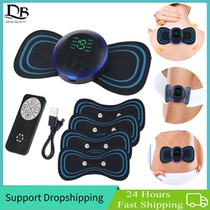 Mini Massage Sticker Electric EMS Pulse Neck Massager Relief