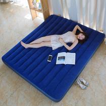 Outdoor simple bed tent inflatable mattress single bed extra thick flocked inflatable mattress double special offer