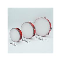 Little Guli performance costume tambourine beat drummer shake tambourine large and small tambourine performance tambourine sheepskin red tambourine