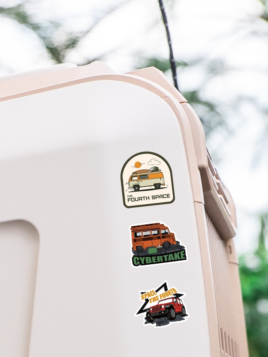 [Original Stickers] Fourth Space Outdoor Style Creative Sticker Decoration