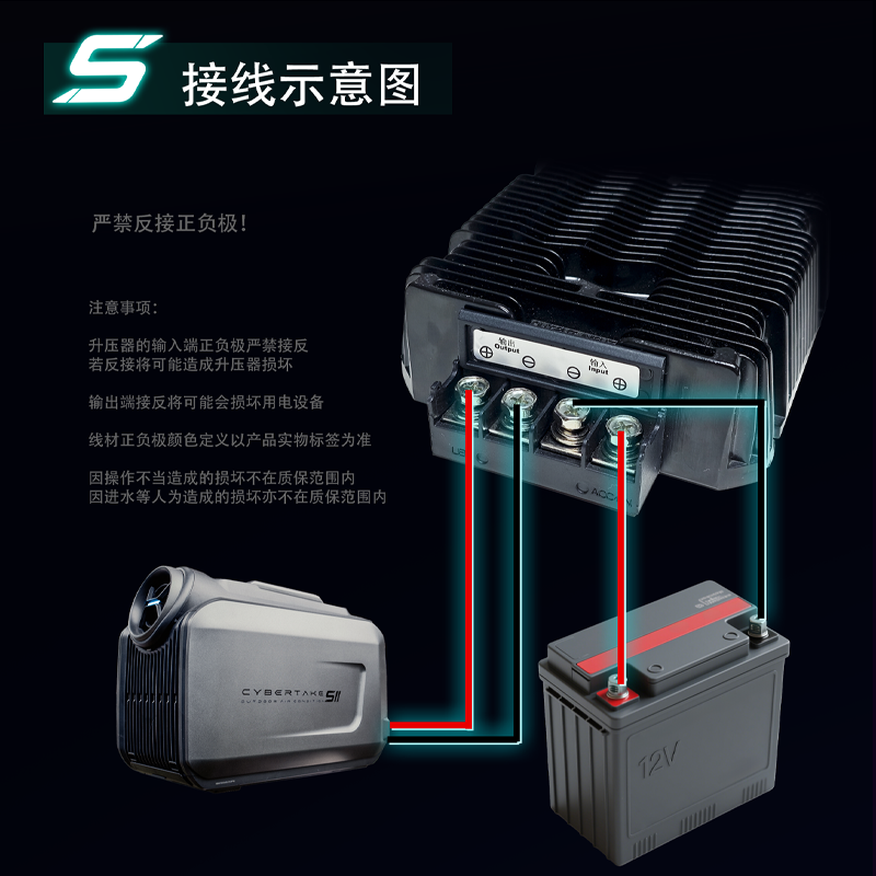 Fourth Space 12V/24V to 48V Booster 600W Power Outdoor Air Conditioner Parking Car Battery Converter