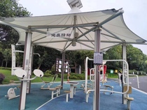 Intelligent second generation fitness equipment outdoor community park community square voice broadcast combination fitness station gazette