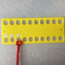 Cross-stitch threading board embroidery special color plastic threading board threading board threading board thread management version