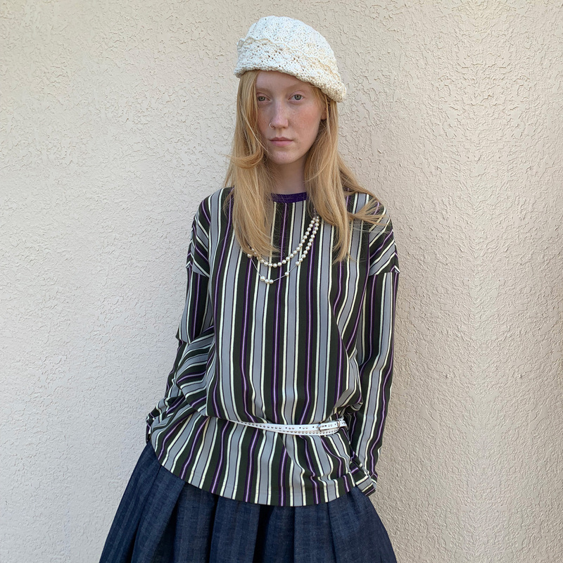 9.16 Autumn Collection New Arrivals, Limited Time Offer 5% off - Super Beautiful Color Scheme Vertical Stripe Pullover Sweatshirt for Autumn 9.16 Autumn Collection New Arrivals, Limited Time Offer 5% off - Super Beautiful Color Scheme Vertical Stripe Pullover Sweatshirt for Autumn
