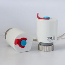 New type of normally closed electric heating line heater floor type electric heating actuator water distributor warm actuator temperature control switch solenoid valve