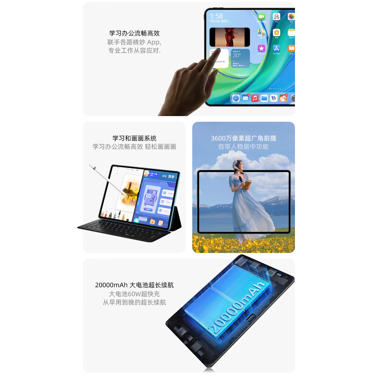 2025 New 5g Tablet Computer Official Genuine Product 14-Inch 144Hz High Refresh Rate 24G+2Tb Snapdragon 8 Extreme