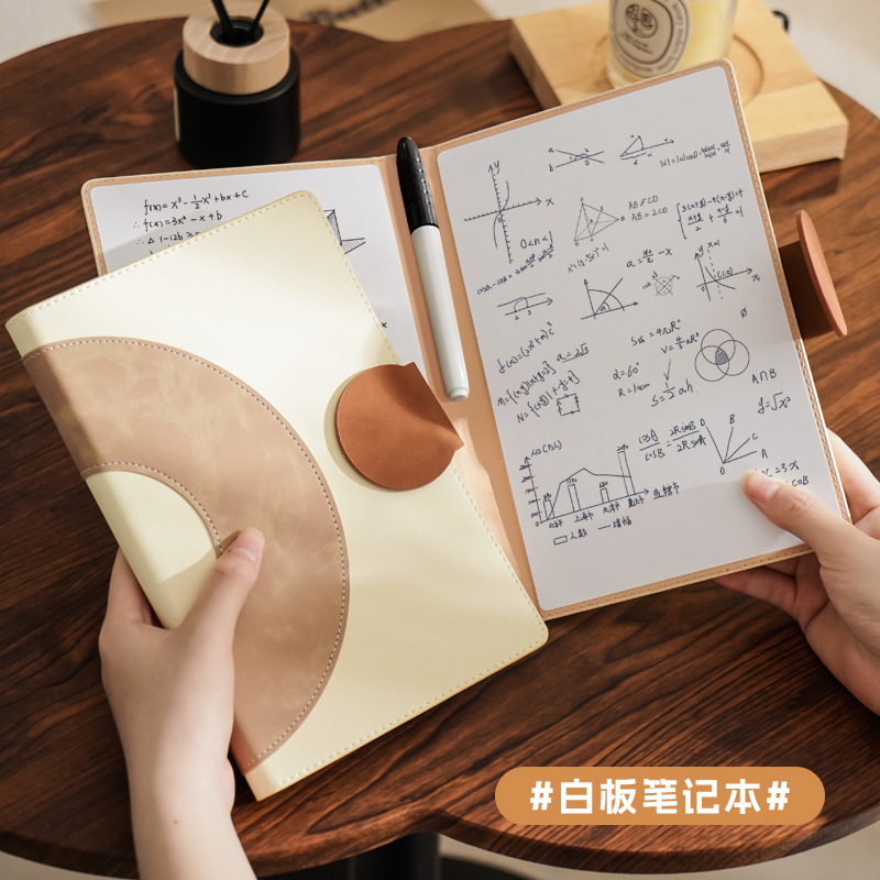 Original design whiteboard notebook writing board erasable home teaching magnetic custom portable a5 desk