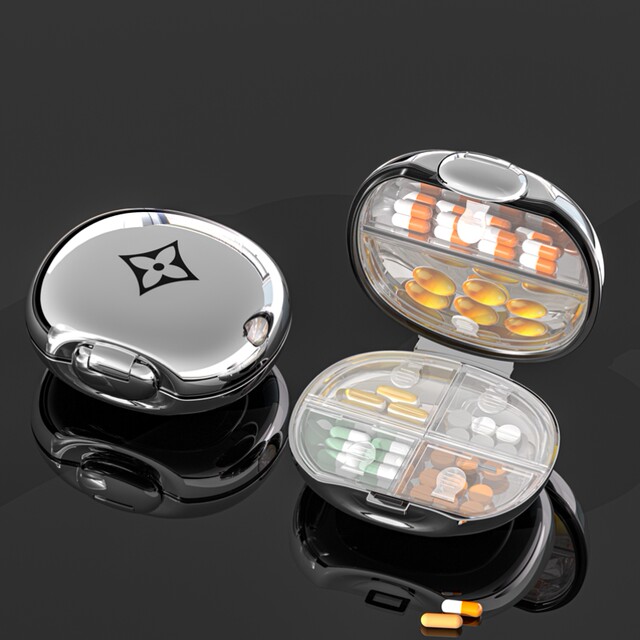 German Imported Medicine Box, Three Meals a Day, Mini Portable Medicine Dispensing Box, Seven-Day-A-Week Portable Small Medicine Box