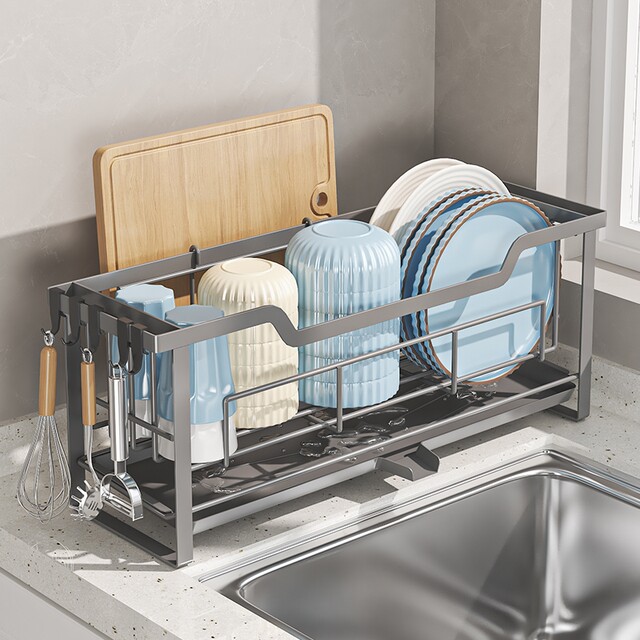 German imported narrow edge drain dish rack kitchen window sill single layer dish block super narrow household chopstick rack