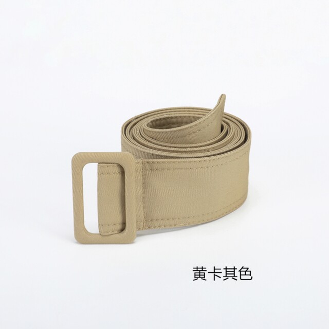 Japanese Muxie Khaki Trench Coat with Belt, Fabric Strip Jacket, Waist Tie Decoration, Dress Paired with Coat, Butterfly