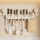 German Imported Kitchen Suction Cup Knife Holder Storage Rack Multi-Functional Wall-Mounted No-Drill Knife and Kitchenware Organizer