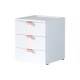 Japanese Imported Mujie Cosmetics Storage Box Desktop Drawer-Type Organizer Dormitory Dressing Table Storage Cabinet Box