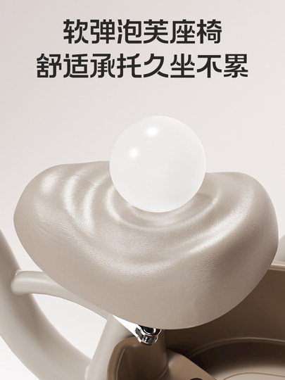 Baiwo Children's Tricycle Bicycle for Babies Aged 3 to 6 Years, New Model, Pedal-Operated, Can Be Pushed or Ridden, 2