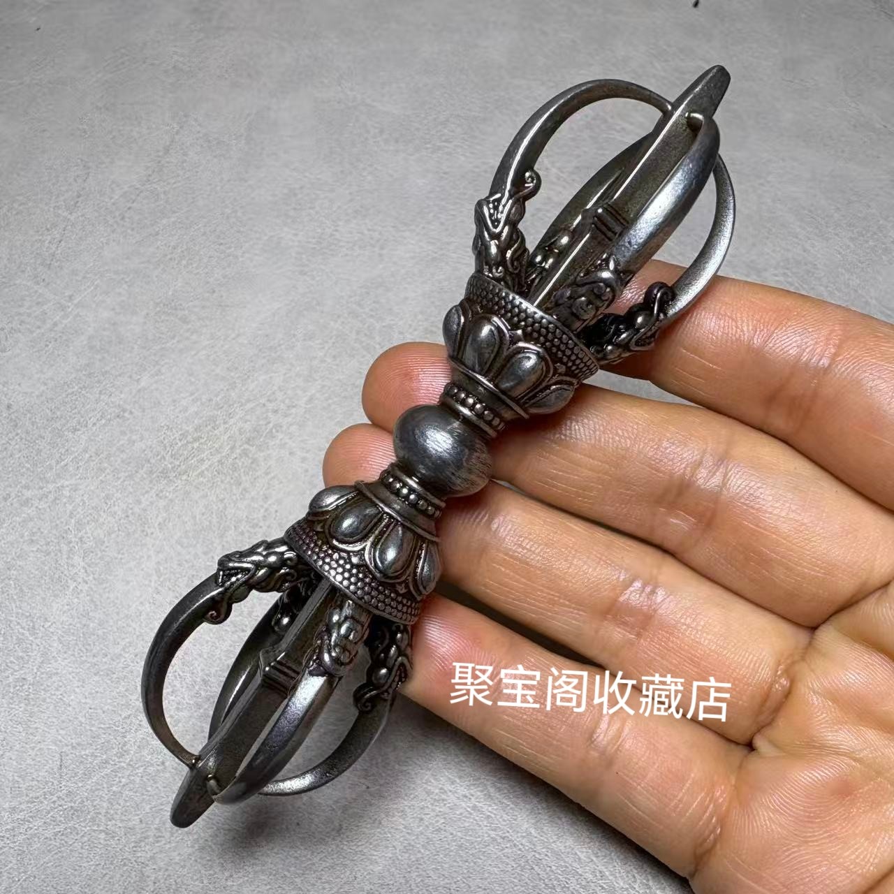 民俗老物件手工竹雕刻十八羅漢筆筒擺件文房用品古玩舊貨收藏品-淘寶