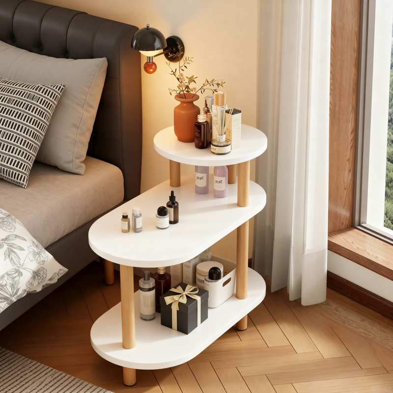 Bedside Table, Simple and Modern, Small Table for Bedroom, Living Room, Home Use, Movable Sofa Side Table, Trendy Small Coffee Table