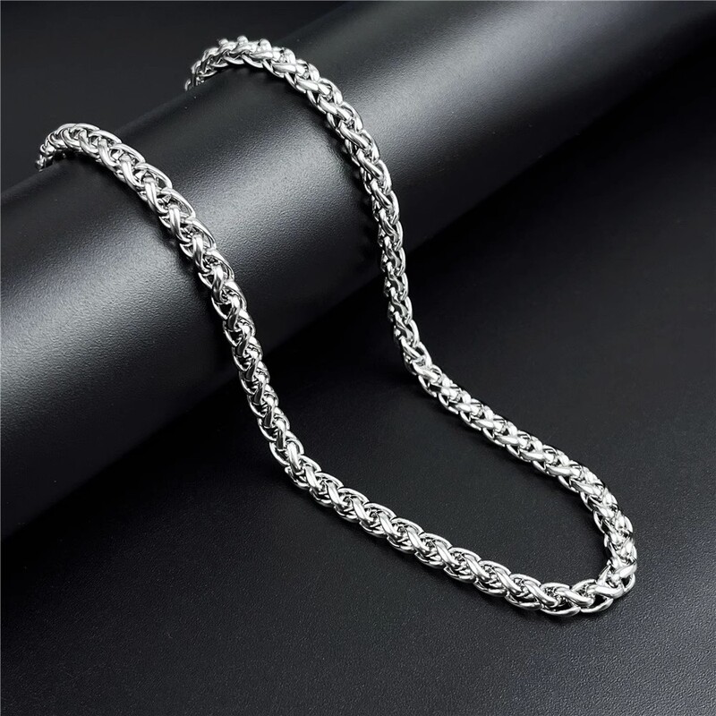 Dragon Bone Necklace, Pure Silver, Men's Trendy 3mm Clavicle Chain, High-End, Simple, Versatile, Fitness Sports Chain, Gift for Boyfriend Dragon Bone Necklace, Pure Silver, Men's Trendy 3mm Clavicle Chain, High-End, Simple, Versatile, Fitness Sports Chain, Gift for Boyfriend