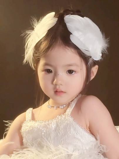 Летняя заколка для волос для девочек, волшебная, белая, с перьями и жемчугом, изысканная и элегантная, идеально сочетается с платьями, ручная работа, создающая атмосферу.