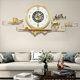 Brass Clock Wall Clock 2026 New Model for Living Room Home Use Silent High-End Elegant Dining Room Quartz Clock Wall-Mounted Watch