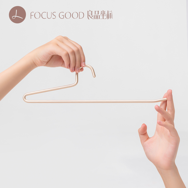 High-Quality Space Aluminum Pants Hanger, Skin-Friendly, Non-Slip, Traceless, Short Neck, Goose-Shaped Pants Hanger, Home Use for Hanging Pants