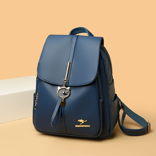 Рюкзак, вместительная и большая универсальная кожаная сумка через плечо для отдыха для матери и ребенка, из натуральной кожи, коллекция 2023