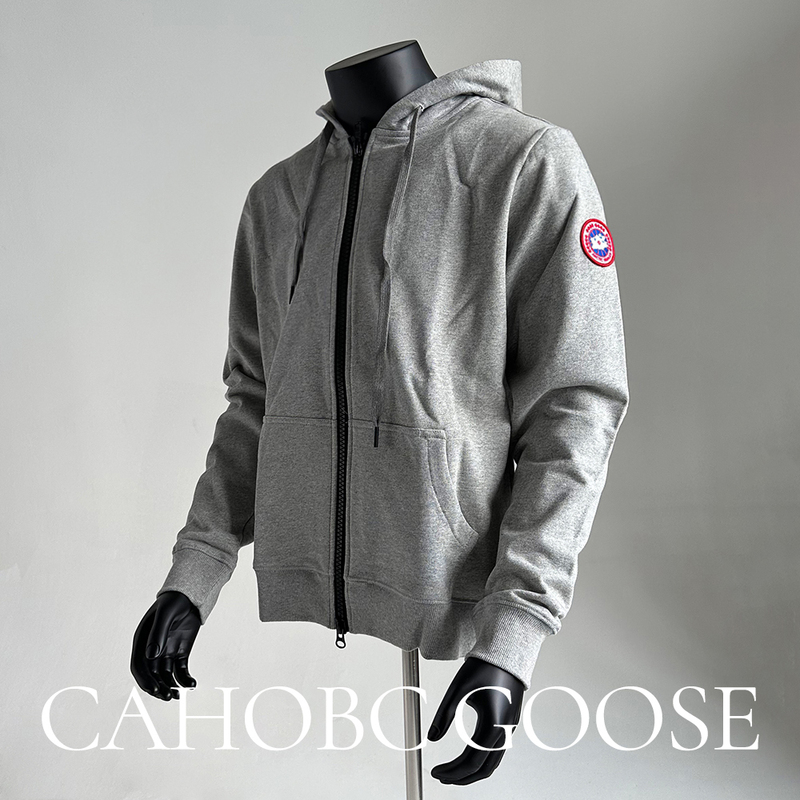 Big Goose Hooded Sweatshirt Men's 2024 New Autumn Zipper Cardigan Long Sleeve Fashion Loose Jacket Canadian Trendy