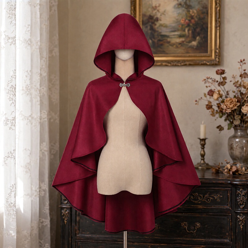 Halloween Retro Cloak Renaissance Hooded Cloak Adult Medieval Shawl Cosplay Coat Halloween Retro Cloak Renaissance Hooded Cloak Adult Medieval Shawl Cosplay Coat