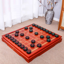 Bendelass solid wood high-end Chinese chess with chessboard drawer type chess table mahogany rosewood large size free gift