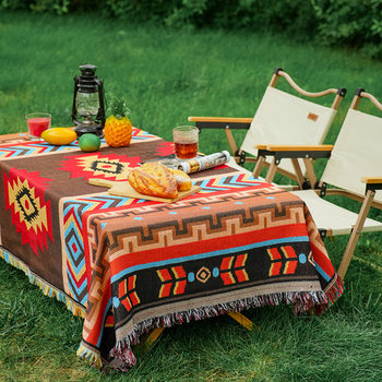 Ins boho picnic mat camping tablecloth Ins boho picnic mat camping tablecloth