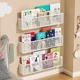 Cracked Storage Rack Multi-Layer Narrow Bookshelf Behind Home Door Kitchen Wall Storage Display Wall Cabinet Bathroom Storage