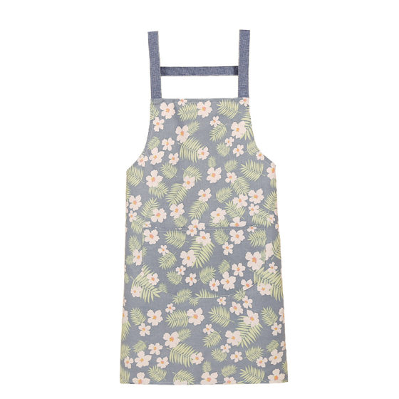 Retro Ethnic Style Apron for Catering, Pure Cotton Work Clothes, 2022 New Style Popular Adult Cooking Apron