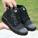 Jiefang Shoes, New Canvas Work Shoes, Breathable and Wear-Resistant, Outdoor Construction Site Non-Slip Rubber Training Shoes, Dad Shoes