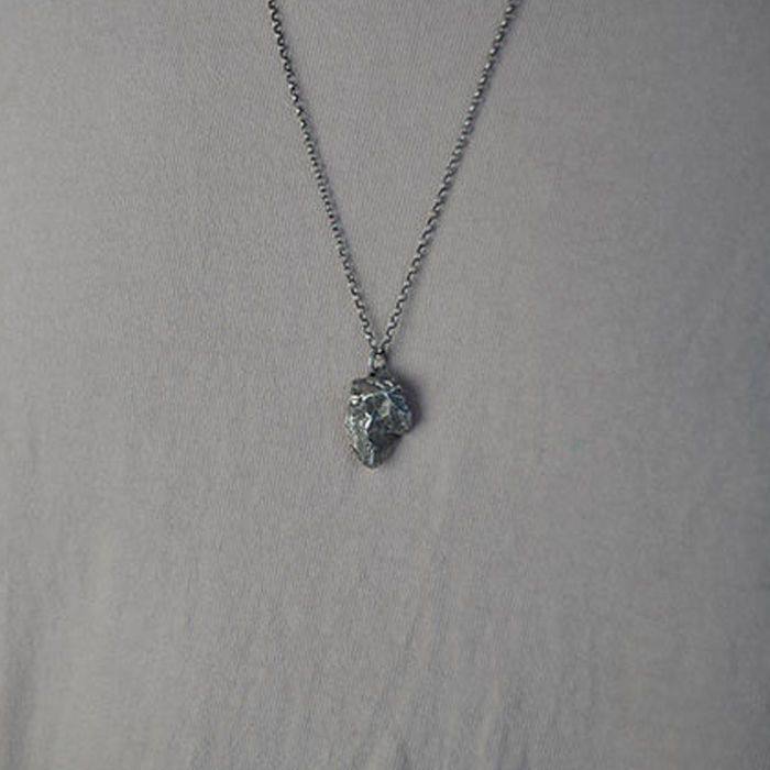 Rock | Original 925 Silver Necklace for Men, Pendant, Couple Gift, Retro, Personalized, National Trend, Street Fashion