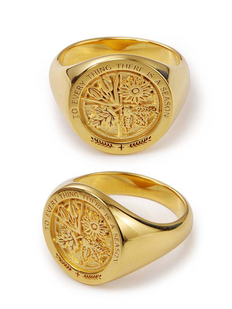 Everything in the World Has a Regular Cycle, Ring for Women and Men, Domineering, High Appearance Value, Light Luxury, Unique Style, 2023 Cross Tail Ring