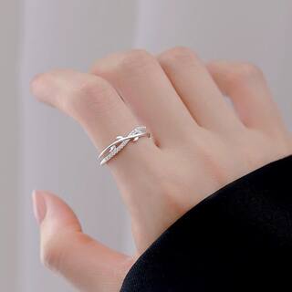 Branch Bud Ring with Adjustable Opening, Niche Design, New Trendy Minimalist Ring, High-End Feel, Unique and Fashionable Index Finger Ring for Women