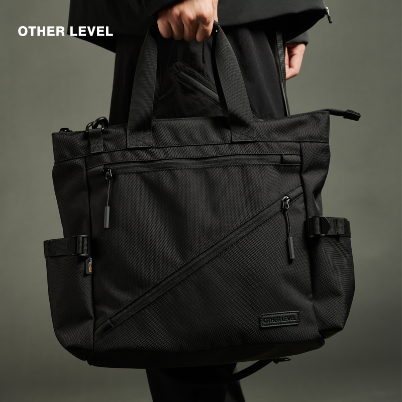 Cordura Ballistic Nylon Tote Bag for Men on Business Trips, Cross-Body Commuting, Single-Shoulder Large-Capacity Briefcase, Computer Handbag Cordura Ballistic Nylon Tote Bag for Men on Business Trips, Cross-Body Commuting, Single-Shoulder Large-Capacity Briefcase, Computer Handbag