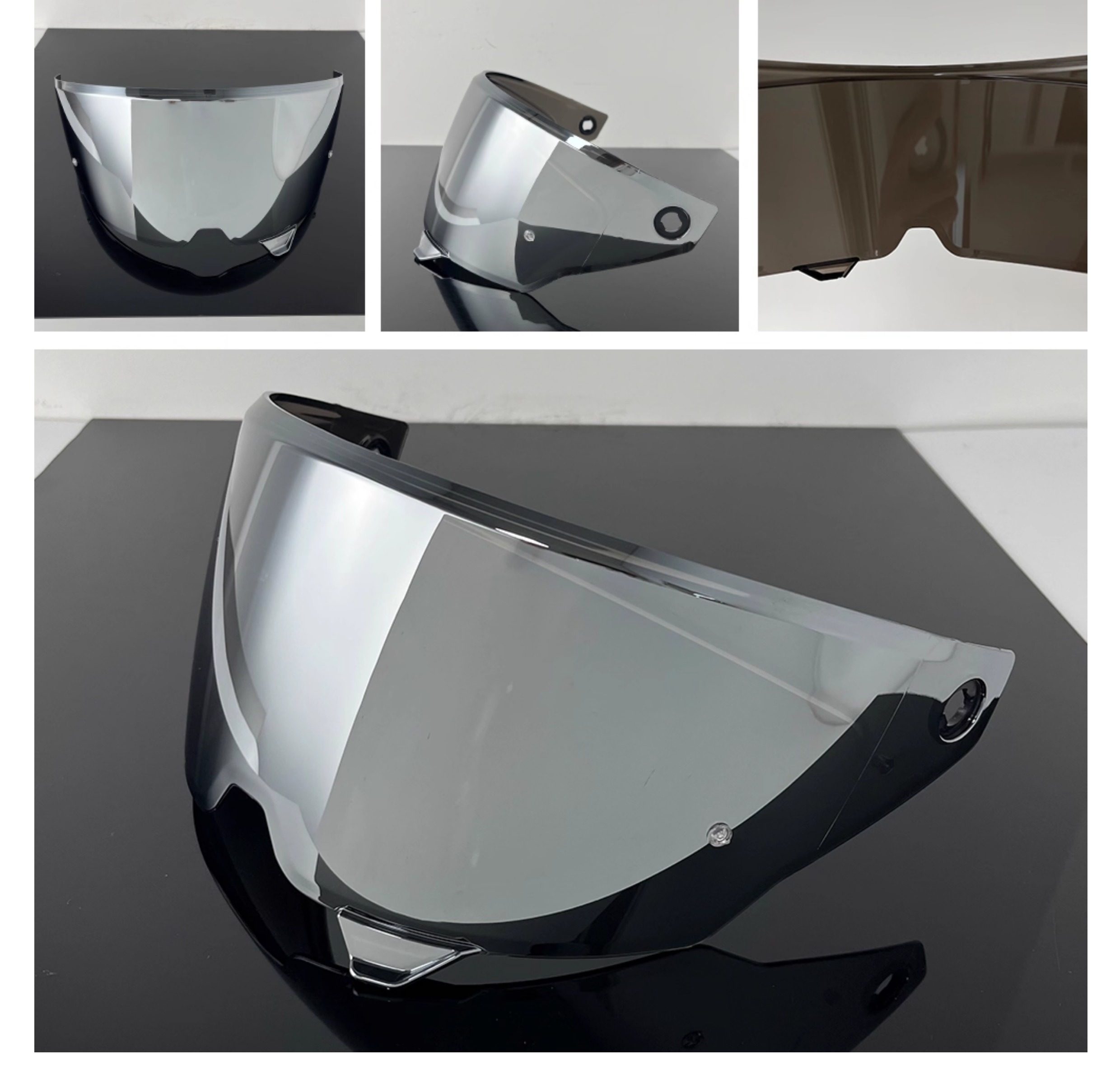 Suitable for American Ilm Helmet Lens Mf509 Lens Electroplated Mirror Day and Night Universal Sun Protection Uv Windshield