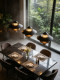 German Dfzm Tiffany Designer Simple Modern Creative Bar Italian Bud Lamp Three-Head Restaurant Chandelier