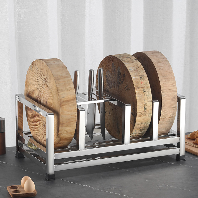 Кухонная стойка для разделочных досок из утолщенной нержавеющей стали коммерческая столовая стойка для разделочных досок для столовой стойка для овощей стойка для разделочных досок на столешнице