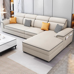 2025 New arrival Technology Cloth Sofa Modern Minimalist Imperial Concubine Sofa Small Apartment For Home Cotton Linen Fabric Sofa Living Room