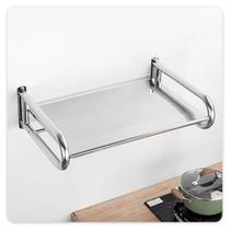Microwave oven suspended wall home kitchen wall-mounted storage rack stainless steel desktop wall special shelf