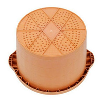 Bottom imitation wooden barrel bathtub foot basin massage resistant foot bucket wash foot bath bucket room foot bath home throw thickened shop plastic foot bath