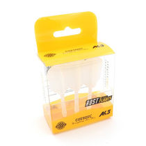 CUESOUL Q Beast 3-pack AK5 series all-in-one competition-grade dart tail fin slim 2BA dart shaft accessories transparent