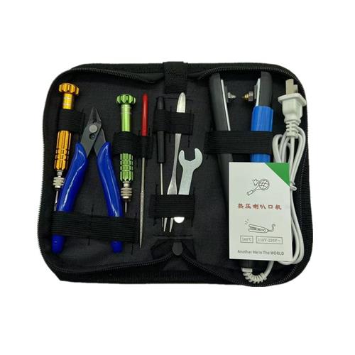 Upscale New Feather Badminton Racket Swap Ranger Wire Tube Nail Side Press Bronzer Tool Holder Tool 110V220V Green-Taobao