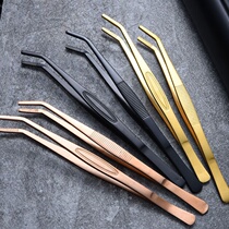 Stainless steel tea clip metal tweezers cup washing clip tea clip Kung Fu tea set clip tea cup tea leaf clip tea ceremony accessories