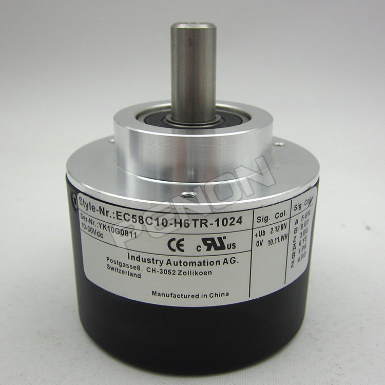 The new EC58C10-H6TR-1024 rotating incremental encoder solid axis 10mm1024 line