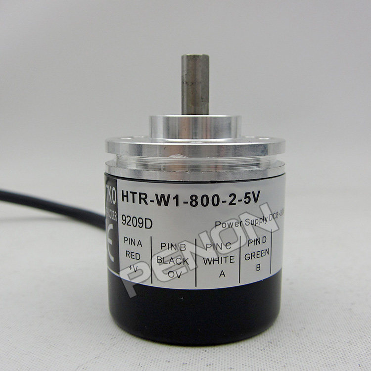 New HTR-W-20-2-P001 rotary encoder HTR-W1-800-2-5V solid shaft 6mm pulse 800