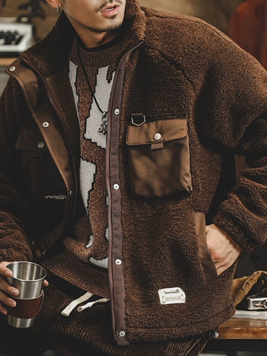 Ретро бархатная мужская куртка, тактический демисезонный пуховик, в американском стиле, увеличенная толщина